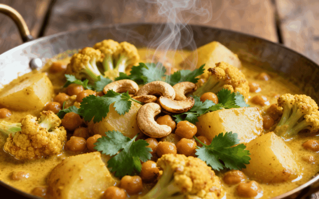 Aloo Gobi Deluxe – Indisches Curry mit Kartoffeln & Blumenkohl