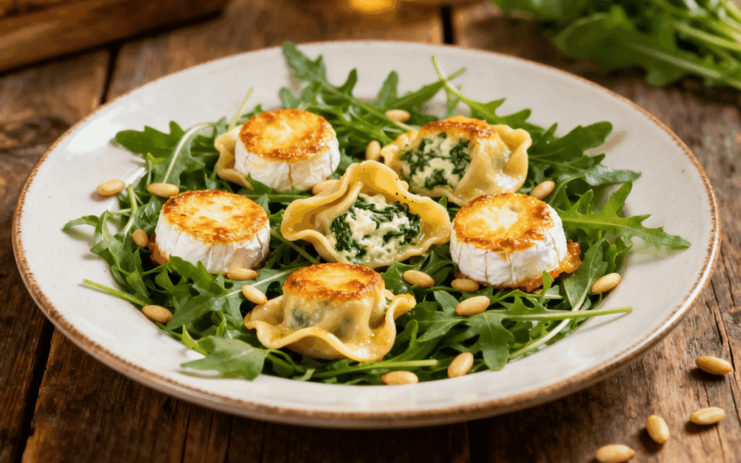 Cappelletti al Forno – Ziegenkäse & Pinienkern Genuss