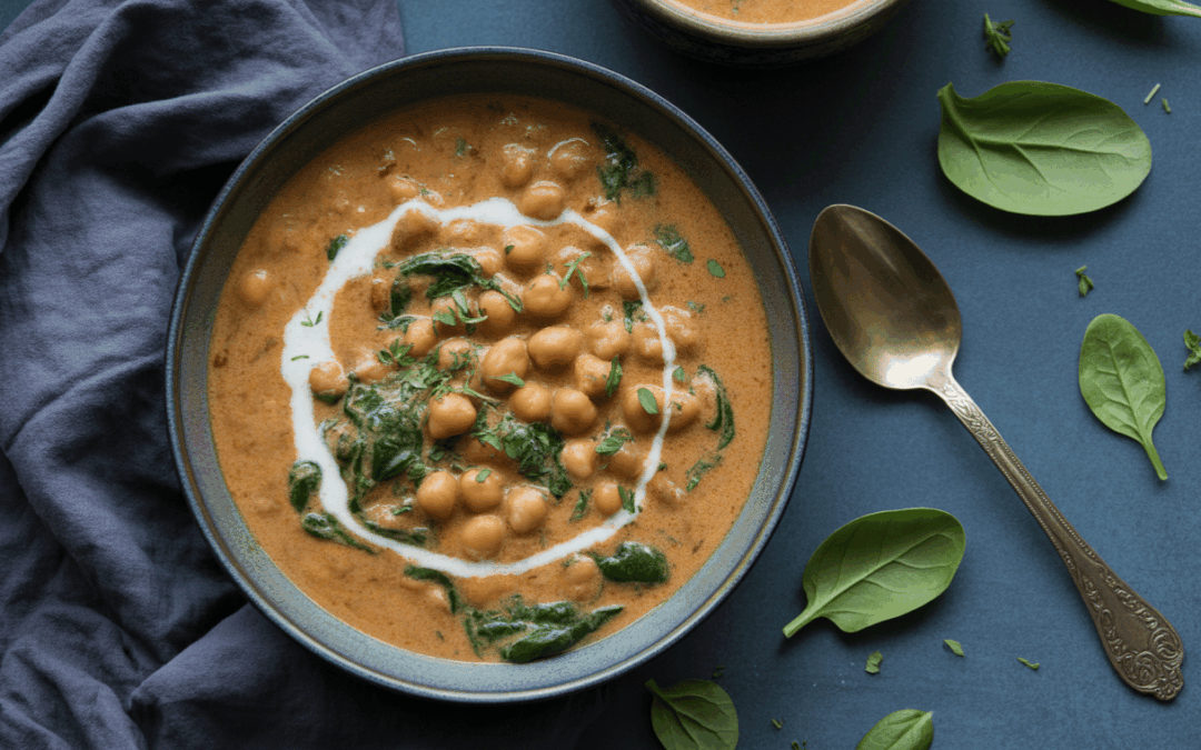 Chana Masala Creamy – Mildes Kichererbsen-Curry