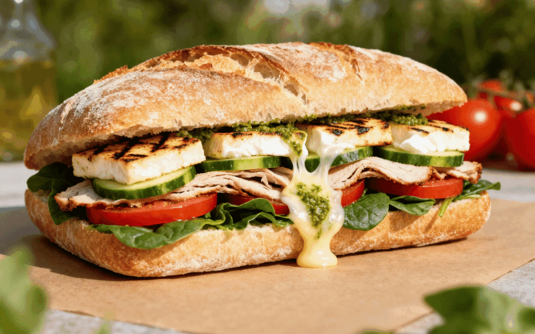 Ciabatta Rustica – Herzhaftes Grillkäse-Baguette